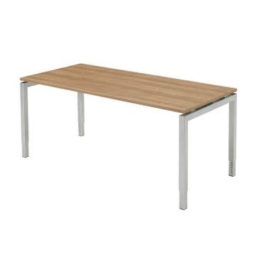 Recht N-poot bureau, 180 x 80 cm, Overige plaatsen, Ophalen of Verzenden, Nieuw in verpakking, Bureau