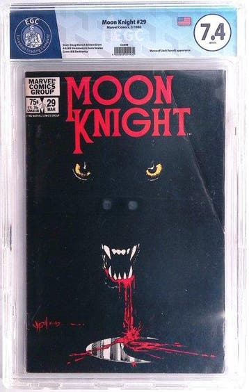 Moon Knight #29 - EGC 7.4 - 1 Graded comic - Eerste druk -, Nieuw