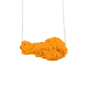 Hot Wing Kippenvleugel - Kippenpoot Ketting - Verkleed Acces, Verzenden, Nieuw
