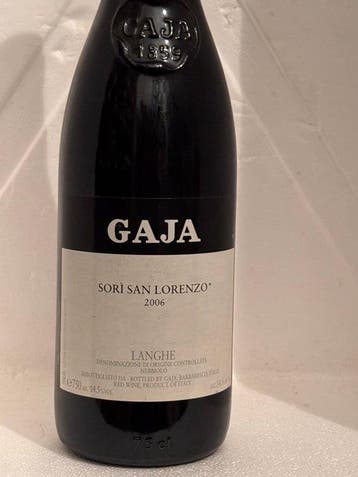 2006 Gaja, Sori San Lorenzo - Barbaresco - 1 Fles (0,75, Nieuw