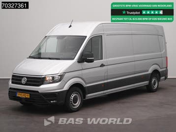 Volkswagen Crafter 140pk Automaat L4H3 Airco Cruise Navi Car, Automaat, Stof, Gebruikt, Euro 6