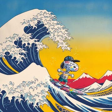 RINGER - Hokusai/Snoopy Toile 2/3 XL