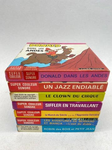 super 8 - 7 Lot de 7 films Super 8 Disney - Éditions Cinéma, Nieuw