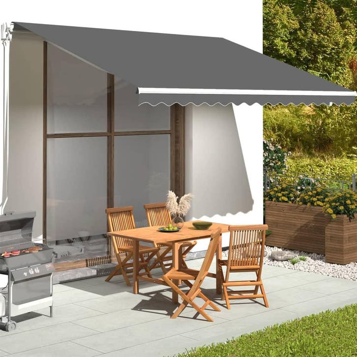 vidaXL Vervangingsdoek voor luifel 4,5x3,5 m, Tuin en Terras, Zonneschermen, Nieuw, Verzenden