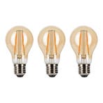 3 stuks Bailey LED Peer A60 E27 6W 600lm 2200K Goud Niet-..., Ophalen of Verzenden, Nieuw