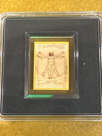 Tokelau. 1 Dollar Leonardo Da Vinci - Vitruvian Man, 1/500