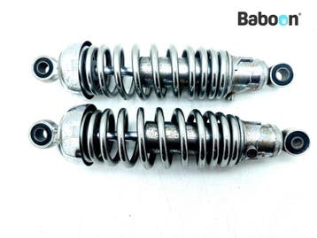 Achter Schokbreker Set Yamaha XV 750 Virago 1988-1997, Verzenden, Gebruikt