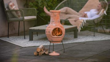 Lima Beige Kleihaard Terrashaard Fireplace Terrasverwarmi..., Verzenden, Nieuw