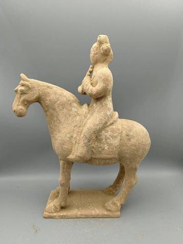 Oud Chinees, Tang-dynastie 618–907, beschilderd aardewerk