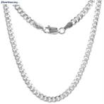 Zilveren ronde gourmet ketting 60 cm 5  mm, Verzenden, Nieuw, Zilver