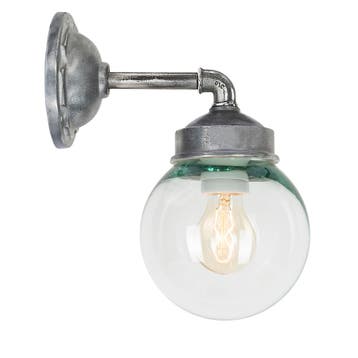 Ninety Rond Muurlamp Zilver Buitenverlichting, Verzenden, Nieuw