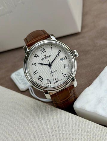 Grovana - Automatic Date White Dial - 1703.2538 - Heren -, Sieraden, Tassen en Uiterlijk, Nieuw