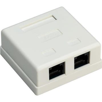 RJ45 wandcontactdoos | UTP, Verzenden, Nieuw