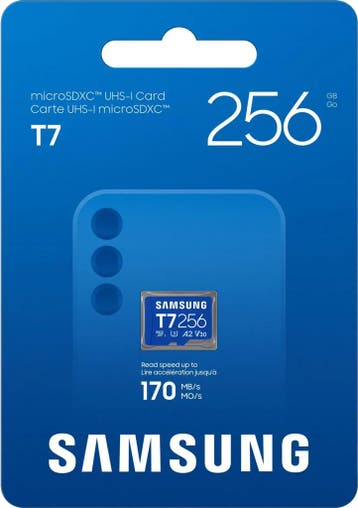 Samsung T7 Micro SD - 256 GB – Nieuw/Ongeopend, Computers en Software, Harde schijven, Verzenden, Refurbished