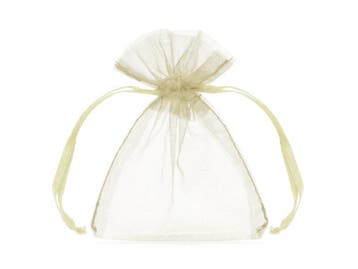 Organza zakjes Creme 7,5x10cm (10st), Kleding | Dames, Ophalen of Verzenden, Nieuw