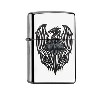 Zippo Harley-Davidson Black dragon, Verzamelen, Verzenden, Nieuw, Aansteker