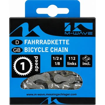 M-Wave Single speed ketting - versterkte treksterkte - 11..., Ophalen of Verzenden, Nieuw, Derailleur of Ketting