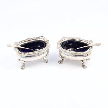 Henry Clifford Davis (1960) - Zoutbakje (4) - .925 zilver