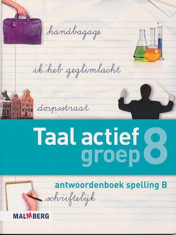 Taal Actief versie 4 Antwoordenboek Spelling 8B, Verzenden, Nieuw