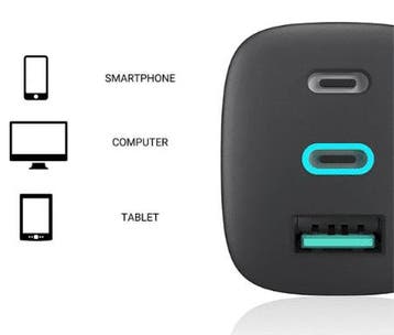 Universele adapter - UPR65 USB-C PD Charger - Lader, Ophalen of Verzenden, Nieuw