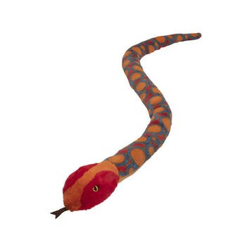 Regenboog boa slang knuffel - pluche - 150 cm, Verzenden, Nieuw