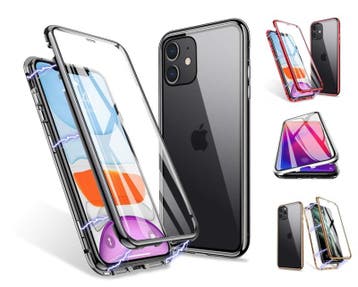 iPhone 12 Mini 360° Magnetisch Hoesje Dubbelzijdig Glas, Ophalen of Verzenden, Nieuw