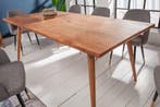 Massieve eettafel MYSTIC LIVING 200cm natuurlijk acacia, Huis en Inrichting, Tafels | Eettafels, Ophalen of Verzenden, Nieuw