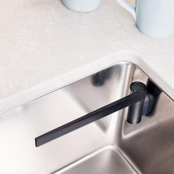 Happy Sinks magnetische vaatdoekhouder, kunststof zwart,..., Nieuw