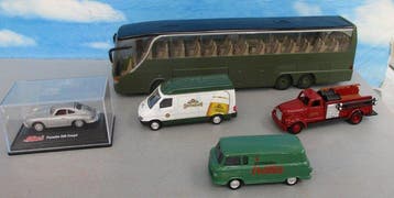 Siku, Schuco, Grell 1:50, 1:76 - Modelauto (5), Nieuw