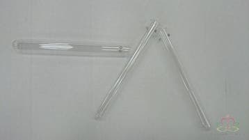 Reageerbuisjes test tube glas 2 gaatjes 15 cm ø1.5 set 12, Ophalen of Verzenden, Nieuw