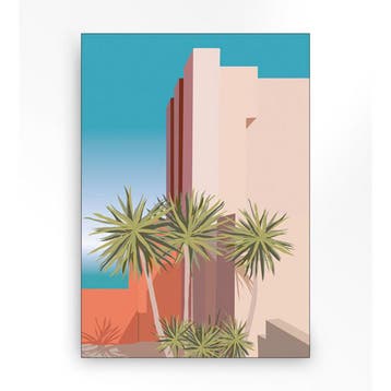 *WOONWINKEL* Urban Cotton Tropical Place Wandkleed In Frame, Verzenden, Nieuw