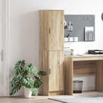 vidaXL buffetkast Sonoma Eiken 35 x 39 x 168 cm, Huis en Inrichting, Kasten | Buffetkasten, Minder dan 50 cm, Verzenden, Nieuw