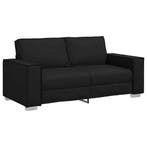 vidaXL Loveseat Zwart 180 cm Nep Leer, Verzenden, Nieuw, Leer, 150 tot 200 cm