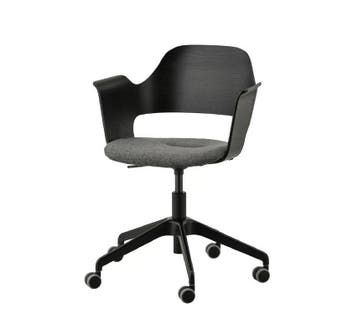 10x Ikea Fjallberget stoel Zwart / Donkergrijs Gebruikt, Gebruikt, Zwart, Bureaustoel