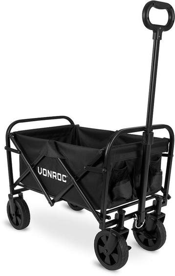2dekans | VONROC Bolderkar – Compact model – Opvouwbaar – 60, Ophalen of Verzenden, Zo goed als nieuw