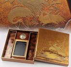 Suzuribako/Writing box - Doos - Verfijnde antieke suzuribako