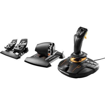 Thrustmaster T16000M FCS Flight Pack - Zwart - Flight, Ophalen of Verzenden, Zo goed als nieuw