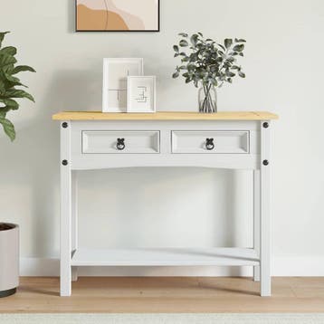 vidaXL Wandtafel Mexicaans grenenhout Corona-stijl, Verzenden, Nieuw, 60 cm of meer