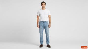 Lee Broek Heren maat W47 / L32 Lichtblauw Vintage, Ophalen of Verzenden, Nieuw