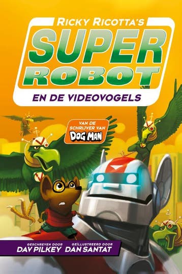 Ricky Ricottas Superrobot en de Videovogels / Ricky, Verzenden, Zo goed als nieuw, Dav Pilkey