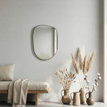 *WOONWINKEL* Asymmetrische Spiegel 40x55 Cm, Huis en Inrichting, Woonaccessoires | Spiegels, Verzenden, Nieuw