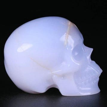 95 g Blauwe chalcedoon – Openbaring 21: Een fundament van