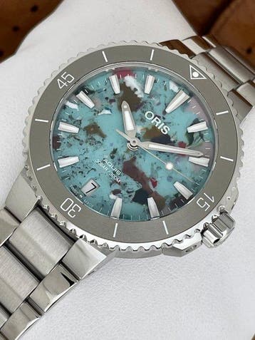 Oris - Aquis Date Upcycle Automatic - Zonder minimumprijs -, Nieuw