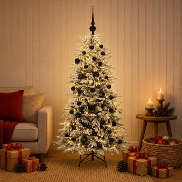vidaXL Kunstmatige Inklapbare Kerstboom 120 cm 150 LEDs, Verzenden, Nieuw