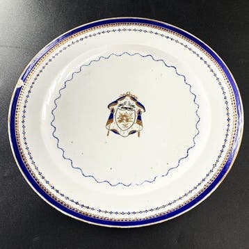 Companhia das Indias - Style porcelain plate – 18th century