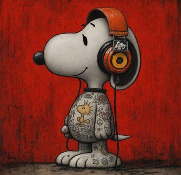 ERIC BRUMETTE - DJ SNOOPY SAVED MY LIFE 65 - Toile L -