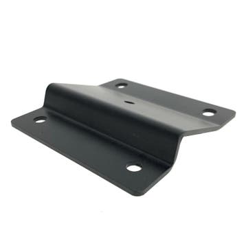 Zwarte schuine bevestigingsplaat 15x15cm met M8 schroefdraad, Ophalen of Verzenden, Nieuw, Metaal