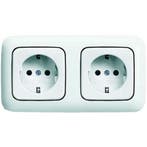 Busch Jaeger Reflex Si 2-voudige wandcontactdoos met, Ophalen of Verzenden, Nieuw