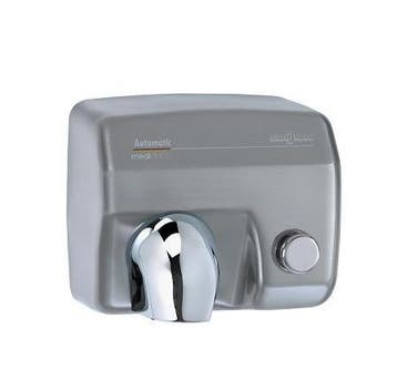 Handdroger RVS mat met knop Saniflow E05CS -2250W, Verzenden