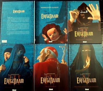 De Erfgenaam 1 t/m 5 - Complete reeks HC - 5 Album - Eerste, Nieuw